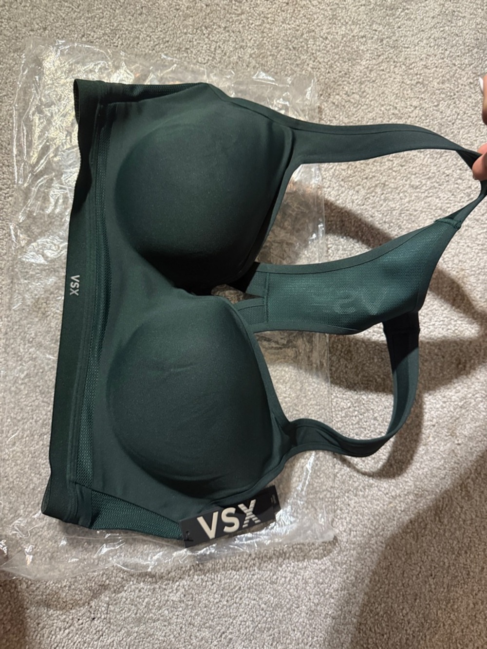 VSX Forest Green High-Impact Padded Sports Bra